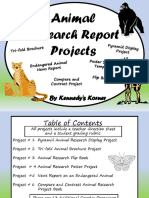 Animalresearchreportprojects 1
