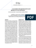 Coral-Bryozoan Associations Through The Fossil Record: Glimpses of A Rare Interaction?