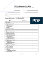 ECC 703 Assessment Checklist