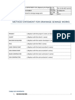 TEC-221300 - MET-DoR-001 (Method Statement For Drainage Sewage Works) (H)