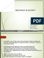 Role of Architect in Society