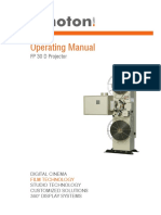 Kinoton FP30D Operating Manual