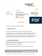 Applus EN 13501-1 Test Report Part 1 PDF