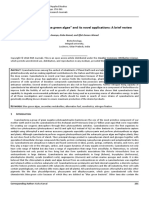 Cyanobacteria "The Blue Green Algae" and Its Novel Applications: A Brief Review