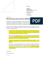 Official Product Lifecycle Plan For 3300 Monitoring System: Energy