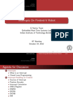 Interrupts On Firebird-V Robot: E-Yantra Team Embedded Real-Time Systems Lab Indian Institute of Technology-Bombay