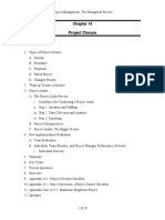 Project Closure Chapter Outline