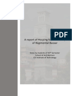 A Report of Housing For Case Study of Regimental Bazaar