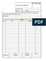 BCG-TM-FRM-33-17 Tool Box Talk Site