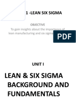 Omf751 - Lean Six Sigmaunit-1