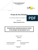 Conception, Modélisation Et Suivi D'un Projet de Bâtiment R+4