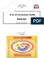 K To 12 Curriculum Guide: English