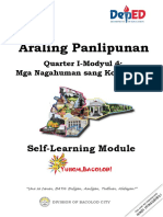 Araling Panlipunan: Self-Learning Module