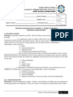 Personal Development Midterm Exam Edited