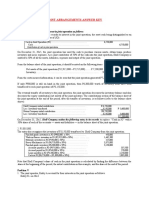 Joint Arrangements Answer Key Chapter 10 Problems 4 To 7