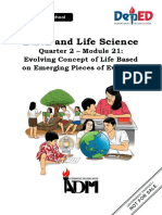 Module 21 Earth and Life Science