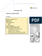 20483C: Programming in C# Classroom Setup Guide