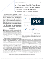 A Simple Method To Determine Double-Cage Rotor Equivalent Circuit Parameters of Induction Motors From No-Load and Locked-Rotor Tests