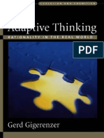 Adaptive Thinking - Rationality - Center For Adaptive Behavior