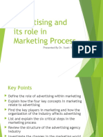 Advertising and Its Role in Marketing Process: Presented by Dr. Swati Yadav
