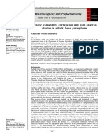 Genetic Variability, Correlation and Path Analysis Studies in Adzuki Bean Germplasm