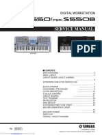 Service Manual: PSR-S550 PSR-S550B