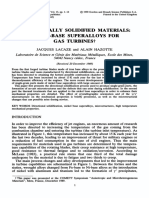 Turbines: Directionally Solidified Materials: Nickel-Base Superalloys FOR GAS