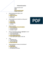 Virology Revision Questions - HK