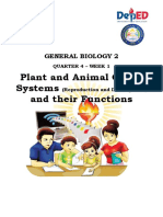 Plant and Animal Organ Systems and Their Functions: General Biology 2