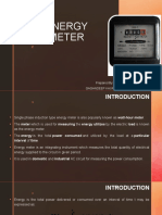 Energy Meter: Prepared By: Gagandeep Kaur