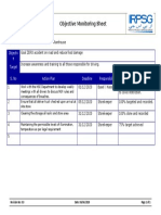 Objective Monitoring Sheet: Objectiv e Target S. No Action Plan Deadline Responsibility Completed