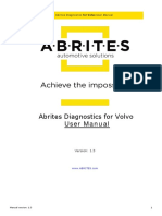 Abrites Diagnostics For Volvo User Manual: September 2017