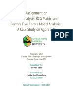 Assignment On SWOT Analysis, BCG Matrix, and Porter's Five Forces Model Analysis: A Case Study On Agora LTD