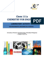 Lab Activity 7 Electrochemistry