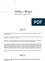 Kasilag v. Roque: G.R. No. 46623 - December 7, 1939