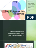 Day 2: Approaches To Learning