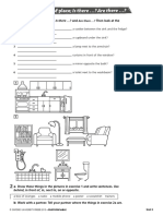 Project 4ed - Level 1 - Photocopiable Activities - Unit 5