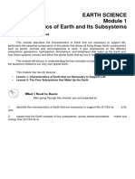 Template - EARTH SCIENCE MODULE 1 Final