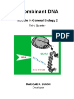 Recombinant DNA: Module in General Biology 2