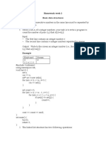 Homework Week 2 Basic Data Structures