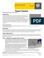 Krystol Leak Repair System: Application Instruction