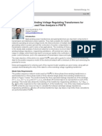 Modeling of Three Winding Voltage Regulating Transformers