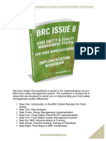BRC Food Safety Management System Implementation Workbook
