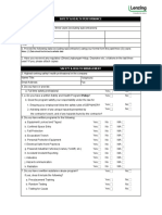 SPV Contractor Prequalification Questionnaire - Safety Aspect