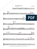 SQ - Water Music Hornpipe in D - Parts