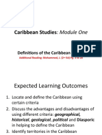 Definitions of The Caribbean