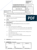 MB-01-005-Procedure For Collection of Swab Samples From Equipments and Floors