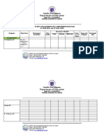 Liliw District Program Implementation Plan