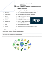 English 3 Class 2 Climate Change