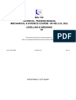 Bae 146 Technical Training Manual Mechanical & Avionics Course - B1+B2 (LVL 2&3) Levelling & Weighing $7$08